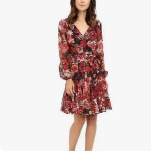 Tahari: Chiffon Floral Dress Size 4P